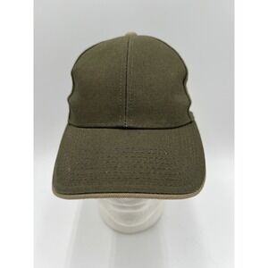 Cobra Tough Canvas Adjustable Baseball Cap Olive Green Khaki Strapback Hat